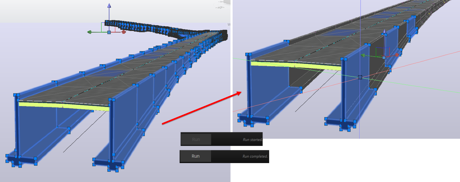 Automatisch opdelen van Corridor 3D Solids in standaard segment lengtes voor 4D Planning en Calculatie